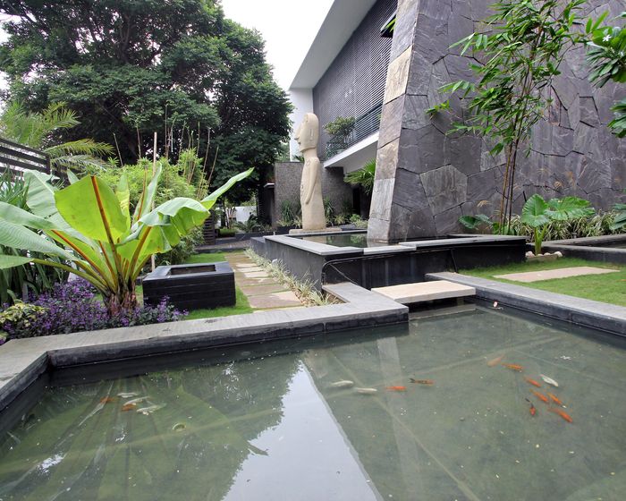Landscape & waterbody sourced by ArchEase